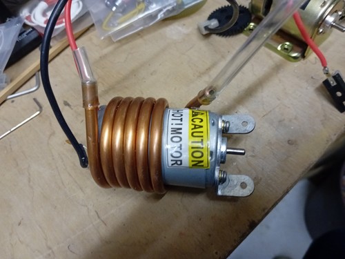 Elektromotor aus schiffsmodell - elektromotor,