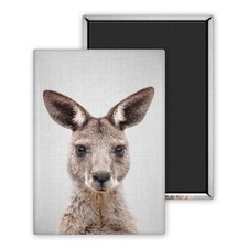 Känguru-Magnet personalisiert 54x78mm Foto Kühlschrank