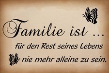 Dekoschild - Familie