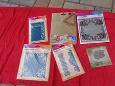 hobby aufgabe großes Bastelpaket  Prägeschablonen