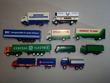 Herpa LKW Konvolut 11 Teile, Bastlerware H0 1:87