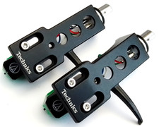 2 x Technics Headshells, 2 x Cartridges, 2 x Stylus, passend für SL-1200 MK4 DJ Decks