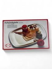 Marke Tischfein Aufschnittplatte 32x21 cm Edelstahl 18/10, Spülmaschinengeeignet