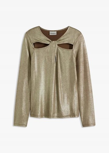 Langarmshirt mit cut outs - mit, cut-outs