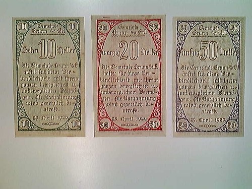 Notgeld brunn erl - notgeld,,