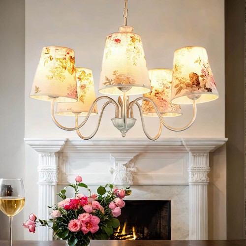 Kronleuchter shabby weiß - kronleuchter,
