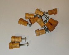 11 Stück Ikea Türgriffe Holz - Einloch für Türstärken 0,8 bis 1,5 cm