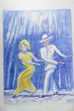 Wilhelm Klußmann Aquarell
