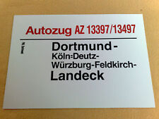 ZLS AutoZug 13397/13497 Dortmund - Köln=Deutz - Würzburg - Feldkirch - Landeck