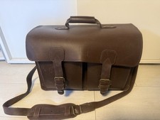 Aktentasche Lehrertasche Schultasche Umhängetasche Echtes Leder Maße 45 x 32