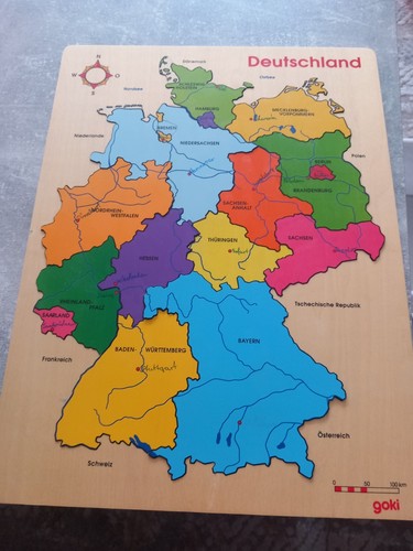 Goki deutschland karte puzzle - deutschland,