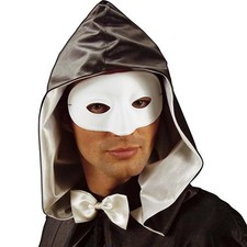 Weiße phantom augenmaske - weiße,