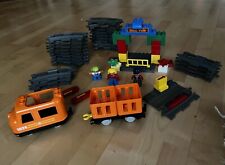 XXL Lego Duplo Eisenbahn elektrische Lok Diesellok  Push & Go Motor a Set 10875