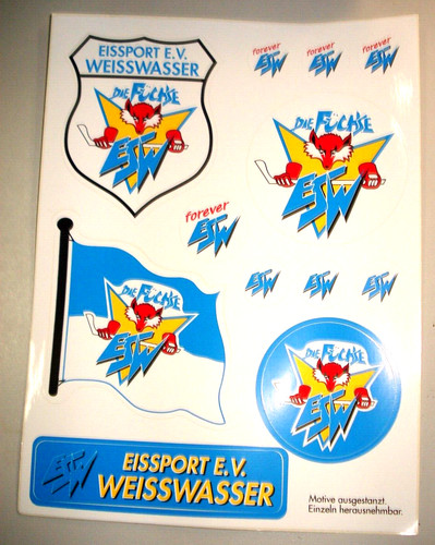 Aufkleberkarte eissport v - aufkleberkarte, e.v