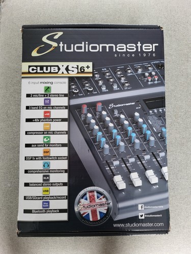 Studiomaster club xs6 kanal - xs6, 6