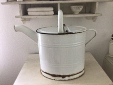 Alte Emaille Gießkanne