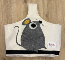3 Sprouts Aufbewahrungstasche Maus Ca. 33x13x33cm (LxBxH) Kinder Kinderzimmer
