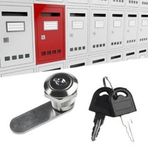 Briefkastenschloß Schrankschloß Möbelschloß 16, 20, 25, 30 mm Hebelschloß Spind