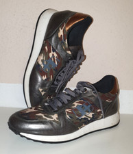 D'Acquasparta Schuhe Sneakers braun/beige /oliv camouflage Gr: 40 Herbst