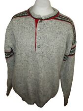 JANUS Herren Islander Norweger pullover GR L 78CM