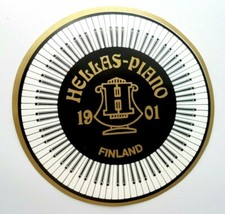 Werbe-Aufkleber Hellas Piano