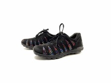 Rollingsoft by Gabor Damen Halbschuhe Schnürer Loafers Comfort Schwarz Gr. 40