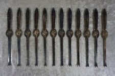 12 Hummergabeln Jugendstil