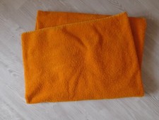großes Badehandtuch Frottee 150 x 110 cm orange