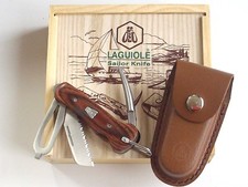 Laguiole Segelmesser Seglermesser & Gürteltasche und Geschenk Box NEU!