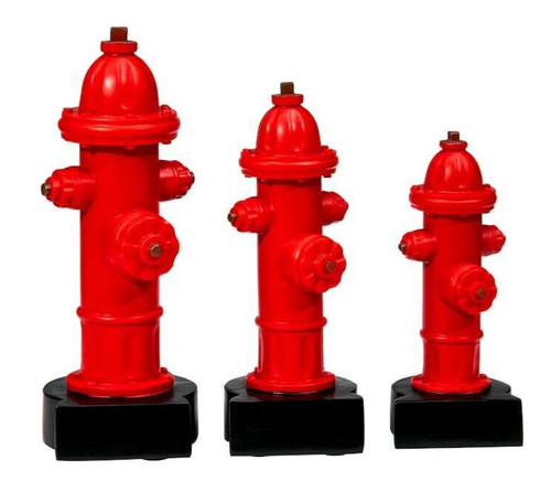 Feuerwehr figur hydrant 3er - figur,