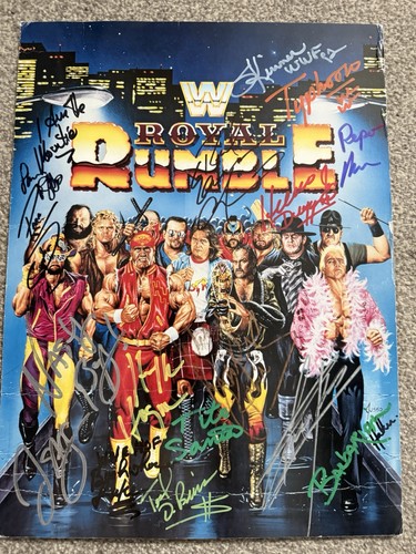 Wwf royal rumble signiertes - royal,