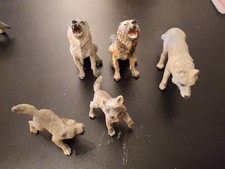 Wolf Figuren Konvolut 30x