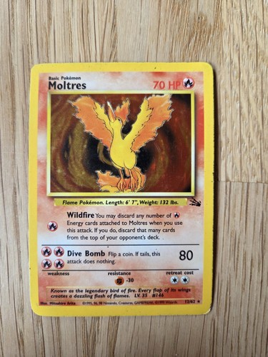 Moltres lavados holo fossil - lavados,