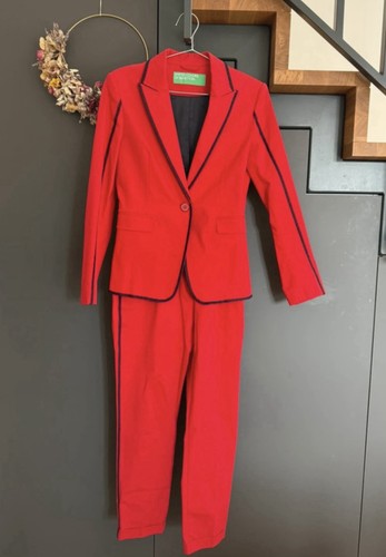 Damen hosen anzug rot a6 - damen,