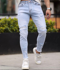 Herren slim zerrissen - herren, stretch