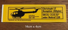 Aufkleber ADAC Luftrettung