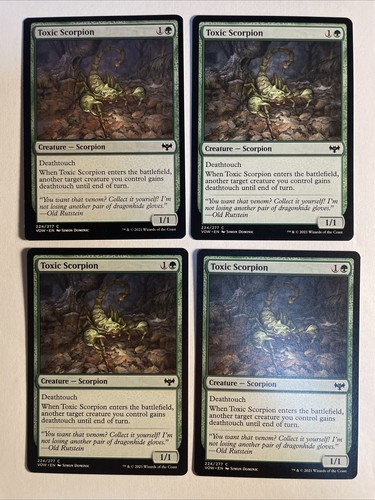 Mtg crimson vow toxic - 4x,