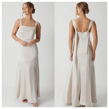 Champagner Satin Lang Elegant