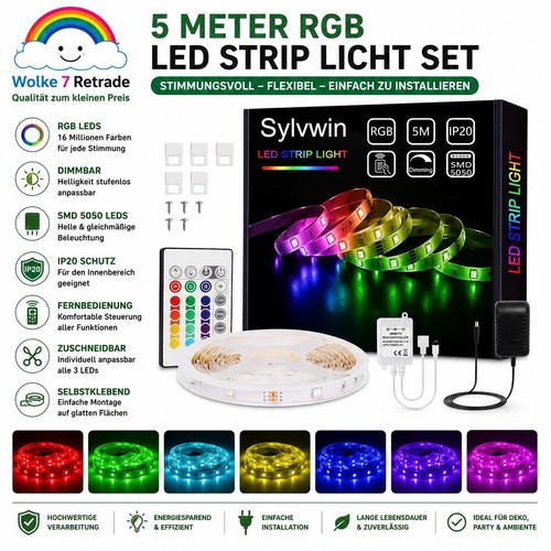 Sylvwin rgb led strip - led,