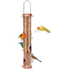 Vogelfutterspender aus Metall