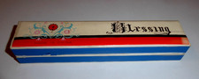 Eine alte Mundharmonika "BLESSING" im original Karton + Beiheft, Made in China