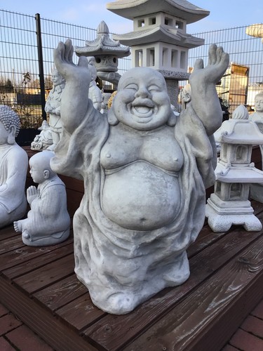 Steinfigur buddha steinguss - "buddha",