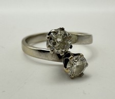 750er Toi et Moi Ring Gold 0,4