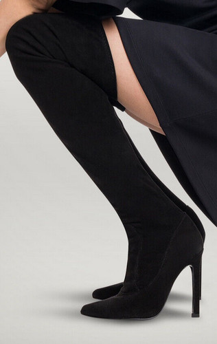 Overknee spitz stiefel - overknee,