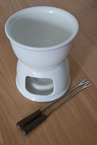 Mini fondue set - mini, keramik
