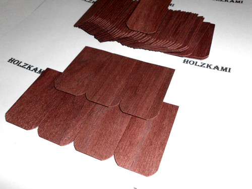 Dachschindeln holz mahagoni - holz,