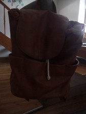 Venice (Deichmann) schöner brauner Rucksack Lederoptik 32x30cm