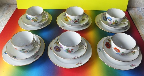 Meißen kaffeeservice bunte - ,