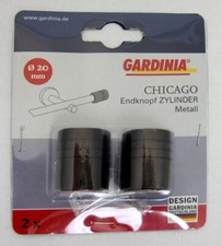 2x Endkappe Endknopf Zylinder