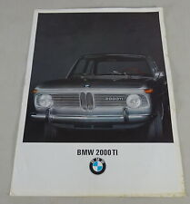 Prospekt / Broschüre BMW 2000